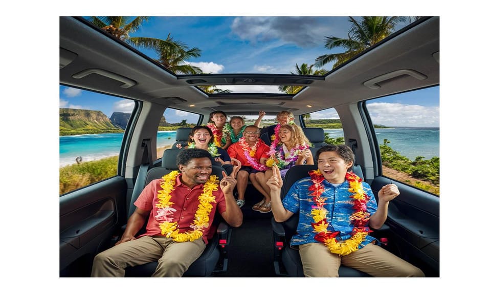 Arrival Lei Greeting --HNL to Waikiki Private Transfer - Best Fit: Families, Small Groups, and First-Time Waikiki Arrivals