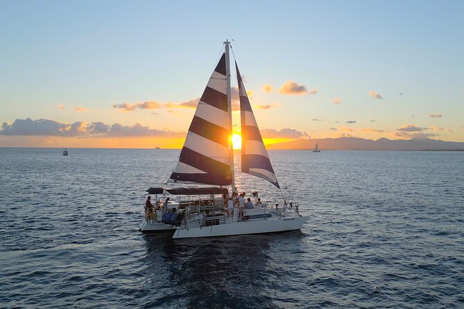 Best Waikiki Sunset Cruise:BYOB Sunset Sail with Swimming - Waikiki sunset, but with a swim (and a cooler vibe)