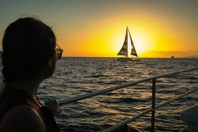 Best Waikiki Sunset Cruise:BYOB Sunset Sail with Swimming - BYOB rules that make a difference: cups, ice, and towels