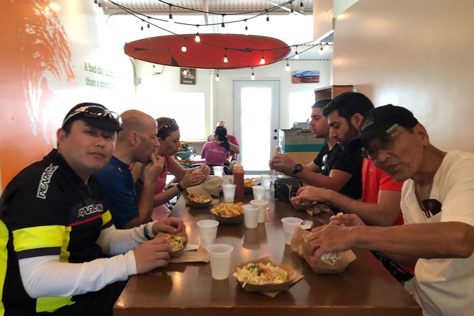 Diamond Head Bike to Hike and Local Lunch - Inside Diamond Head: tunnel entry, QR code timing, and WWII stories