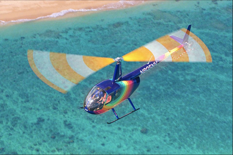 From Honolulu: Oahu 60min Helicopter Tour with Doors Off/On - The Dole Plantation area: pineapple energy from above