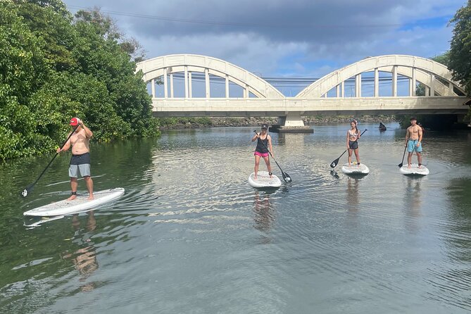 Haleiwa River Paddle Board Rental with Blue Planet Adventure Co. - Launch, check-in, and the covered dock advantage