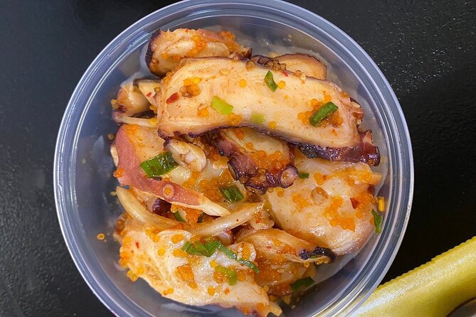 Hawaii Off The Beaten Path Food Tour - Chicken adobo and deep-water prawns: the savory middle
