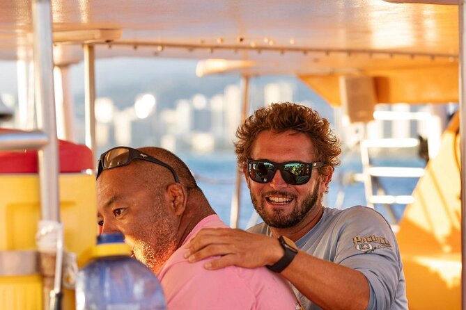 Honolulu Sunset Sail from Kewalo Harbor Including Drinks - Choppy water can happen, and the crew’s part matters