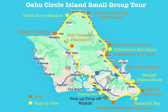 Oahu Circle Island Small Group Tour - Pickup at 7:30 and what a 9-hour day feels like
