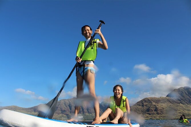 Oahu Dolphin and Snorkel Tour with Waikiki Pickup & Lunch - When the water gets playful: lunch, hula, slide, kayak, paddleboard