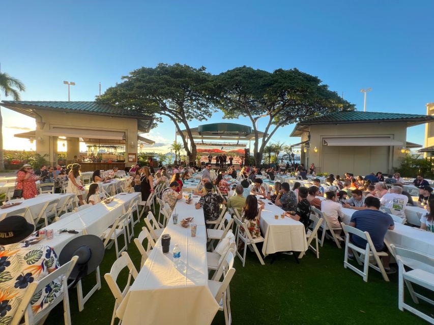 Oahu: Ka Moana Luau Dinner and Show at Aloha Tower - The show: a Polynesian wayfinding adventure with a Sword of Fire finale