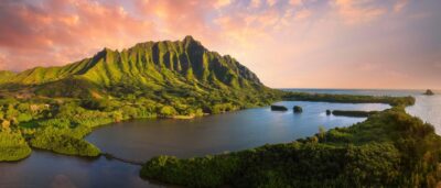 Oahu: Kualoa Movie Sites, Jungle, and Buffet Tour Package - Hollywood Movie Sites in Ka’a’awa Valley from the vintage bus