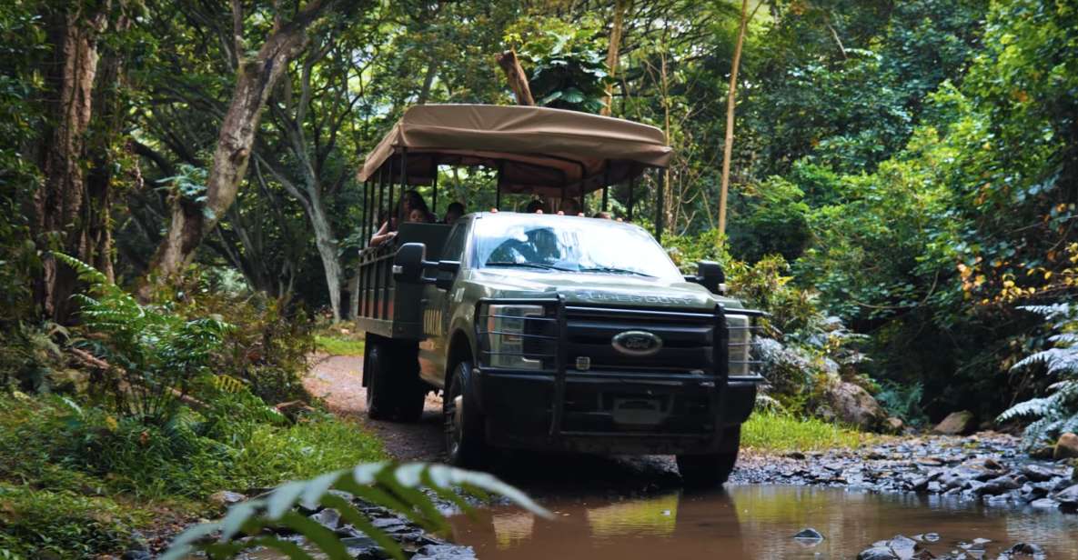 Oahu: Kualoa Open Air Jungle Expedition Tour - Hollywood stops at Kualoa: Jurassic World and Kong Skull Island moments
