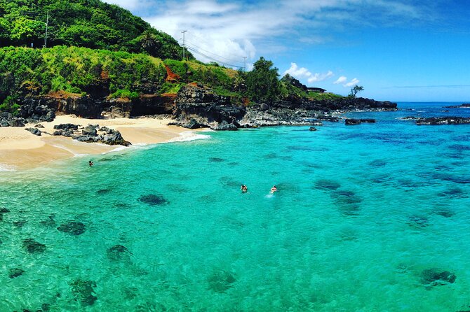 Oahu North Shore Experience: Activities, Waterfall & Free Time - Waimea Bay and Waimea Valley: where the day turns from sightseeing to water time
