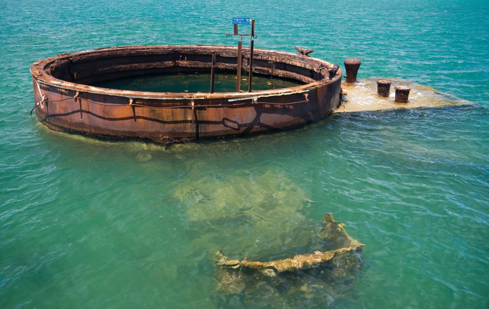Oahu: Pearl Harbor, USS Arizona, Might Mo, & Honolulu Tour - USS Arizona Memorial: Audio Guide + the Shock of Seeing It Still There
