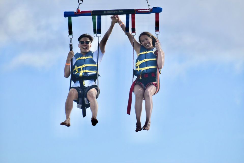 Oahu: Waikiki Parasailing - Dips and Water Drops: The Fun Add-On With Clear Limits