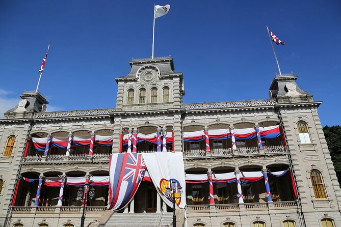 Pearl Harbor with USS Arizona and Hawaiian Kingdom History Tour - Royal Honolulu without a car: Iolani Palace and Kamehameha Statue