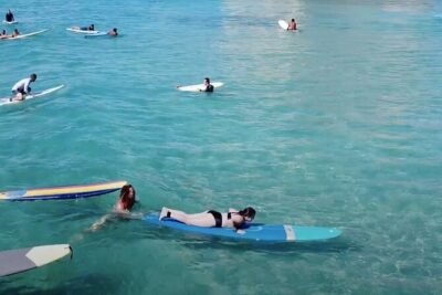 Private Surfing Lessons in Waikiki - The Required Land Lesson: Safety, Paddling, and Where Your Body Goes