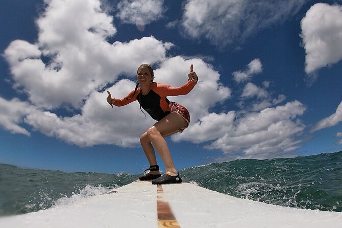 Surf Lesson Without the Crowds Including GoPRO Videos - Ala Moana Meeting Point: easy start, no stressful hunt