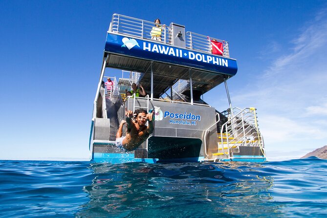 Swim with Dolphins Catamaran with Waterslide & Lunch on Oahu - Why this Oahu catamaran day feels different than a basic snorkel
