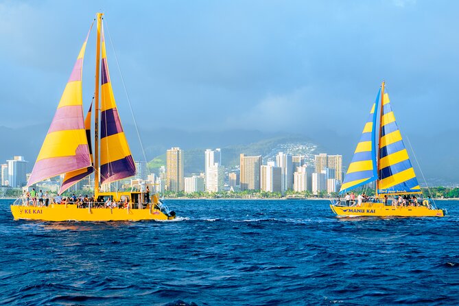 Waikiki Beach Sunset Sail - What happens during the 90 minutes: the simple flow