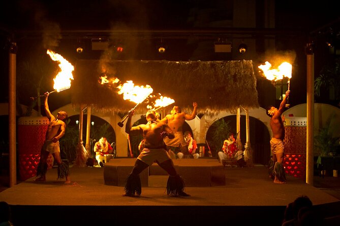 Waikiki Starlight Luau on The Great Lawn-Hilton Hawaiian Village - The show: live music, dance styles, and fire-knife drama
