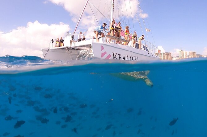 Waikiki: Turtle Canyon Snorkel - The Catamaran Ride: What You’re Actually Doing Before You Swim
